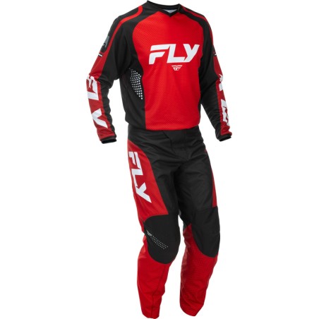 Pantalón FLY RACING F-16 - rojo/negro/Blanco