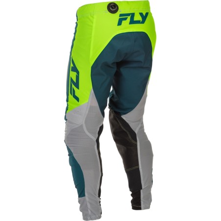 Pantalón FLY RACING Lite - gris/Lime/Teal