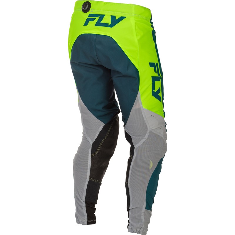 Pantalón FLY RACING Lite - gris/Lime/Teal