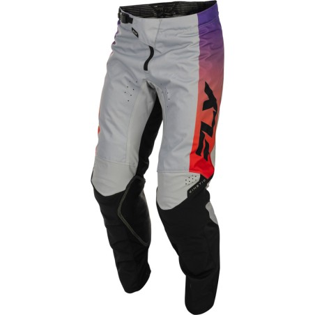 Pantalón FLY RACING Kinetic - gris/rojo/violeta/negro