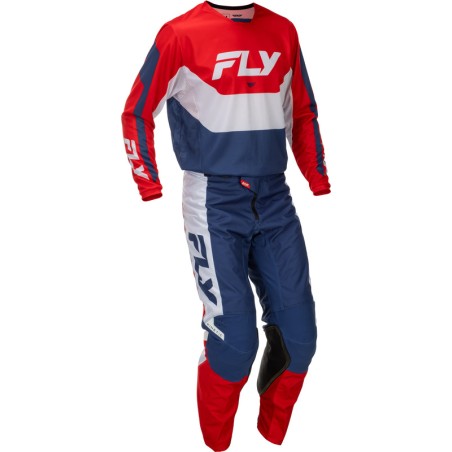 Pantalón FLY RACING Kinetic - rojo/blanco/azul