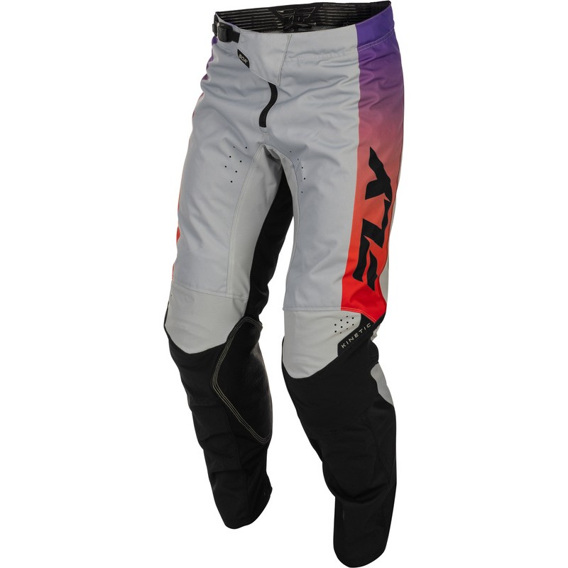 Pantalón FLY RACING Kinetic - gris/rojo/violeta/negro