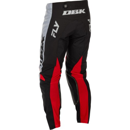 Pantalón FLY RACING Kinetic DBK - gris/negro/rojo