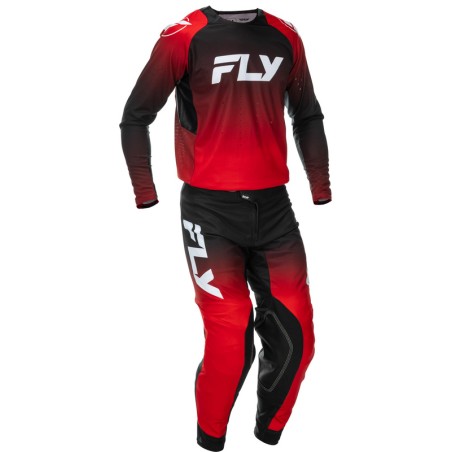 Pantalón FLY RACING Evolution DST - rojo/negro/blanco
