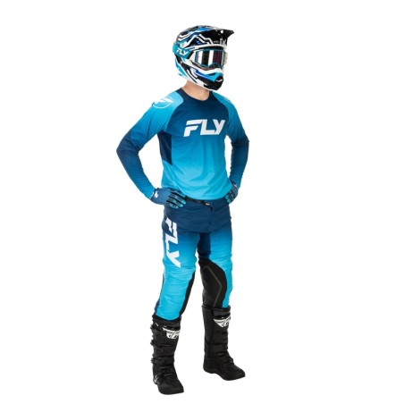 Pantalón FLY RACING Evolution DST - azul/blanco