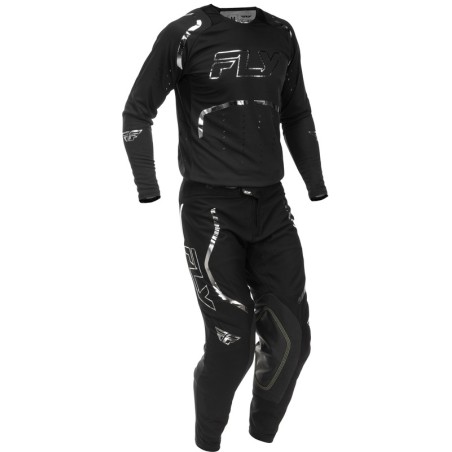 Pantalón FLY RACING Evolution DST Spark Special Edition - negro/plateado