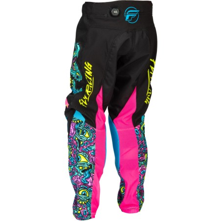Pantalón infantil FLY RACING Kinetic Mutant - negro/multi