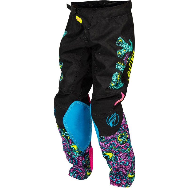 Pantalón infantil FLY RACING Kinetic Mutant - negro/multi