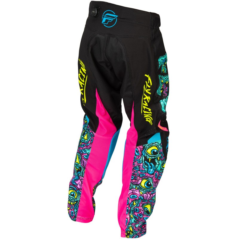Pantalón infantil FLY RACING Kinetic Mutant - negro/multi