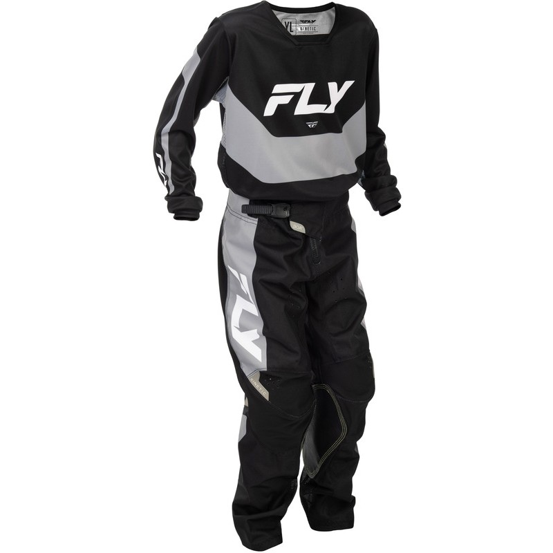 Pantalón infantil FLY RACING Kinetic - negro/gris