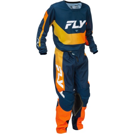 Pantalón infantil FLY RACING Kinetic - Navy/naranja