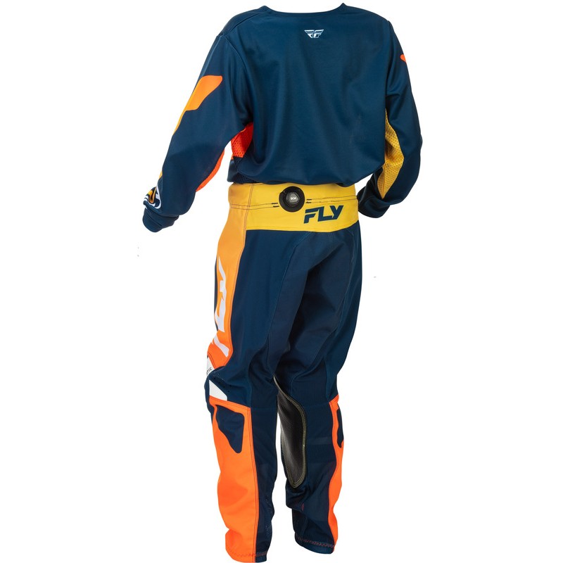 Pantalón infantil FLY RACING Kinetic - Navy/naranja