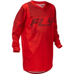 Camiseta infantil FLY RACING F-16 - rojo
