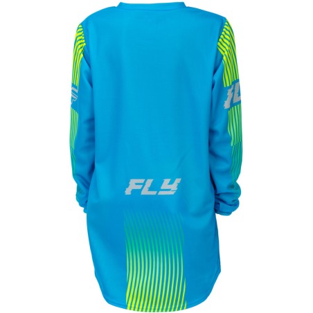 Camiseta infantil FLY RACING F-16 - azul/amarillo