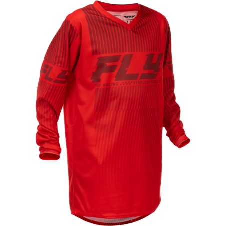 Camiseta infantil FLY RACING F-16 - rojo