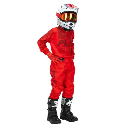 Camiseta infantil FLY RACING F-16 - rojo
