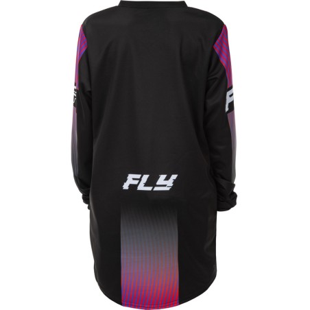 Camiseta infantil FLY RACING F-16 - negro/rojo/violet