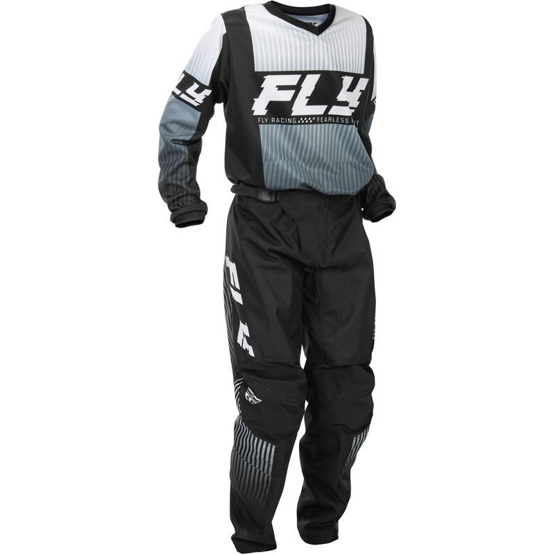 Camiseta infantil FLY RACING F-16 - negro/blanco