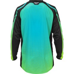Camiseta FLY RACING F-16 - Aqua/negro/blanco 2