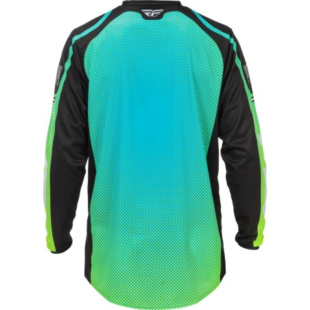 Camiseta FLY RACING F-16 - Aqua/negro/blanco