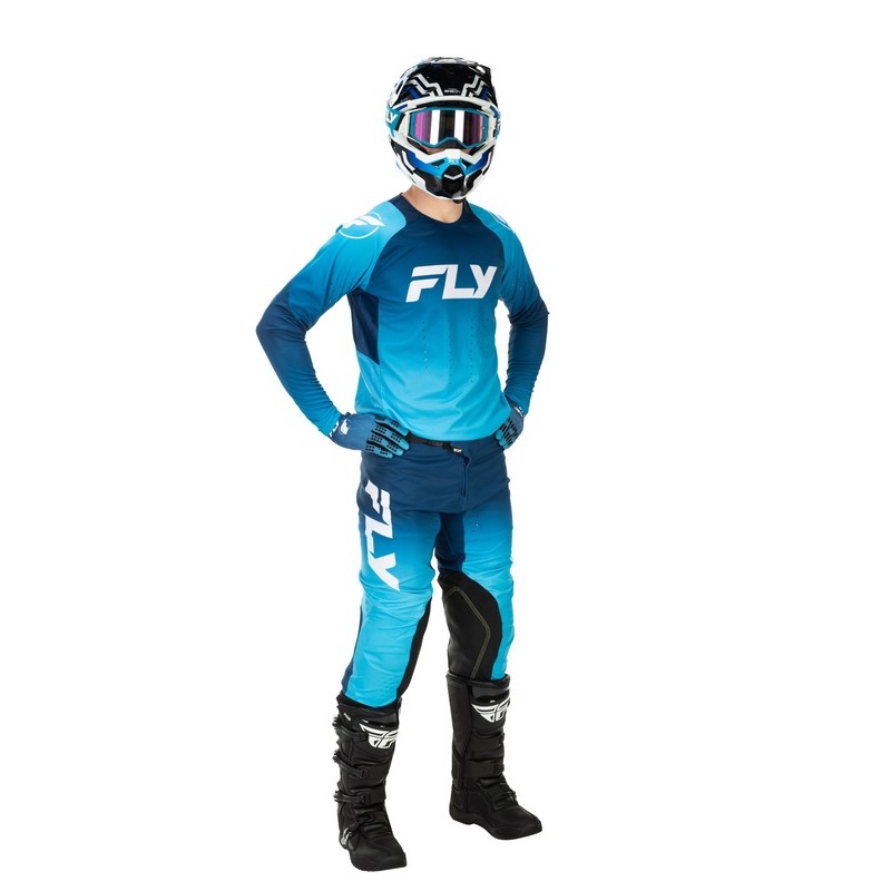 Camiseta FLY RACING Evolution DST - azul/blanco