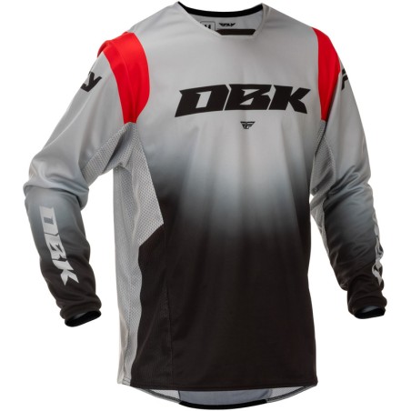 Camiseta FLY RACING Kinetic DBK Special Edition - gris/negro/rojo