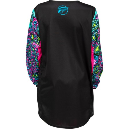 Camiseta infantil FLY RACING Kinetic Mutant - negro/multi