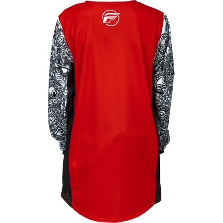 Camiseta infantil FLY RACING Kinetic Mutant - rojo/negro/blanco