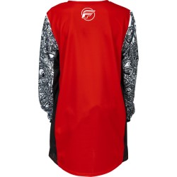 Camiseta infantil FLY RACING Kinetic Mutant - rojo/negro/blanco 2