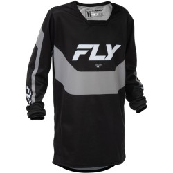 Camiseta infantil FLY RACING Kinetic - negro/gris