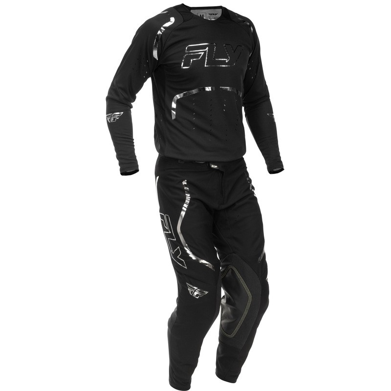 Camiseta FLY RACING Evolution DST Spark Special Edition - negro/plateado