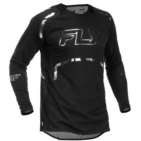 Camiseta FLY RACING Evolution DST Spark Special Edition - negro/plateado