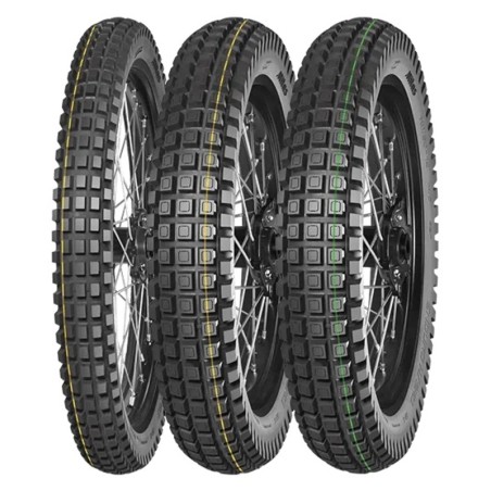 Neumático MITAS ENDURO HYBRID 120/100-18 (4.00-18) 68P TL/TT SUPER LIGHT GREEN M+S