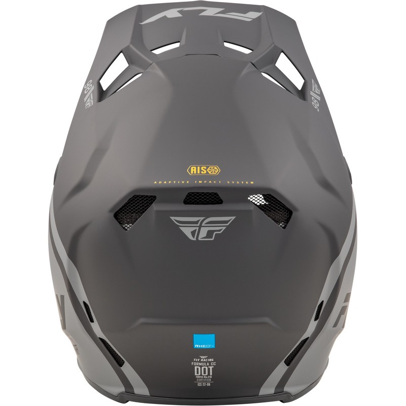 Casco FLY RACING Formula CC Objective - negro/gris