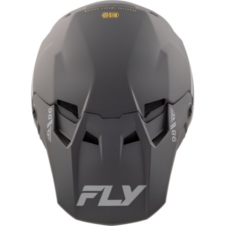 Casco FLY RACING Formula CC Objective - negro/gris