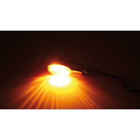 Intermitente LED HIGHSIDER smart CATEYE - cromado