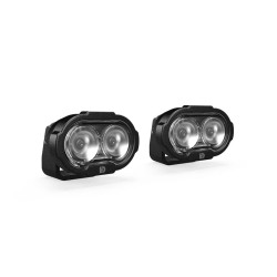 Kit de faros universales DENALI DL2 con lente transparente y cableado estándar