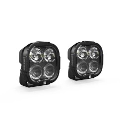 Kit de faros universales DENALI DL4 con lente transparente y cableado estándar