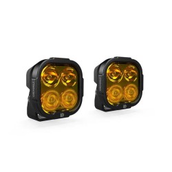 Kit de faros universales DENALI DL4 con lente ámbar y cableado estándar