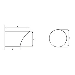 Piloto trasero LED HIGHSIDER smart NOSE - rojo 2