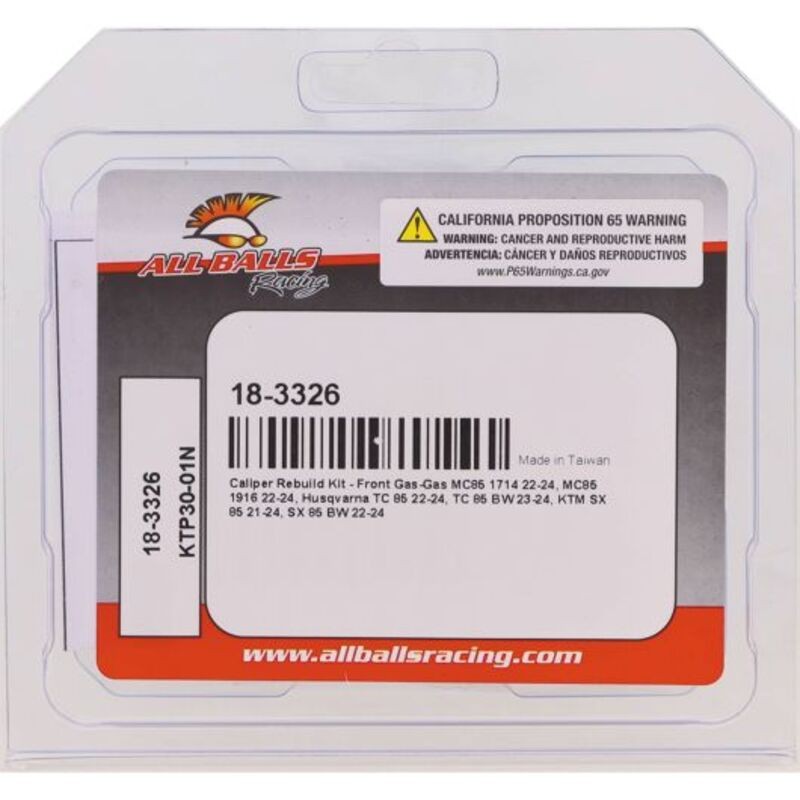 Kit de reparación de pinza de freno ALL BALLS