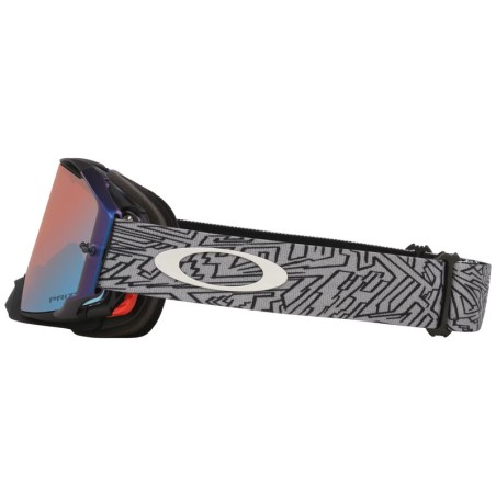 Gafas OAKLEY Airbrake MX - Grey Strike Lente Prizm MX Sapphire Iridium