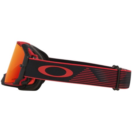 Gafas OAKLEY Airbrake MX - Red Motion Lente Prizm MX Torch Iridium