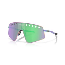 OAKLEY Sutro TI Sweep Sunglasses - Polished Oil Slick Prizm Road Jade Lens