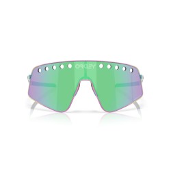 OAKLEY Sutro TI Sweep Sunglasses - Polished Oil Slick Prizm Road Jade Lens 2