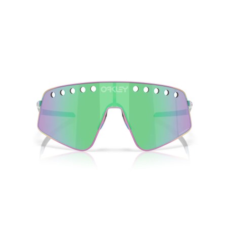 OAKLEY Sutro TI Sweep Sunglasses - Polished Oil Slick Prizm Road Jade Lens