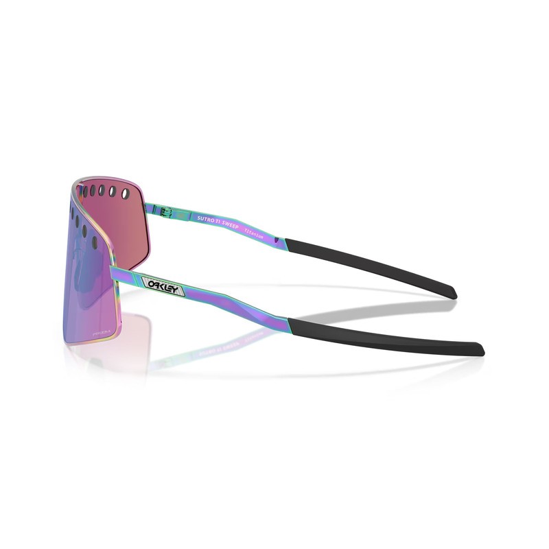 OAKLEY Sutro TI Sweep Sunglasses - Polished Oil Slick Prizm Road Jade Lens