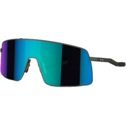 OAKLEY Sutro TI Sunglasses - Satin Lead Prizm Sapphire Lens