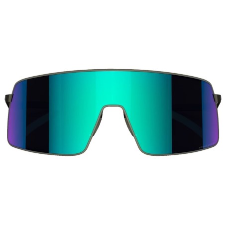 OAKLEY Sutro TI Sunglasses - Satin Lead Prizm Sapphire Lens
