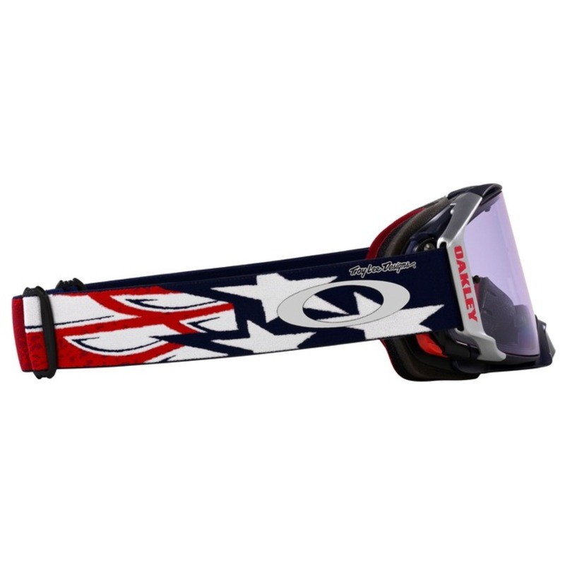 Gafas OAKLEY Airbrake MX TLD Red White Blue Wings - Lente Prizm MX Low Light